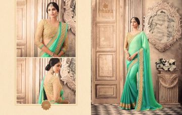 THE FASHION HUB PEHNAVA CATALOG PARTY WEAR SAREES COLLECTION WHOLESALE DEALER BEST RAET BY GOSIYA EXPORTS SURAT (10)