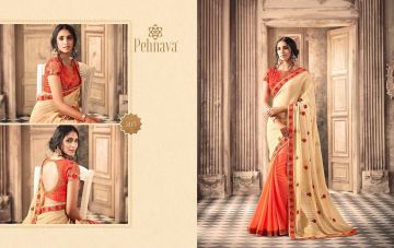 THE FASHION HUB PEHNAVA CATALOG PARTY WEAR SAREES COLLECTION WHOLESALE DEALER BEST RAET BY GOSIYA EXPORTS SURAT (12)