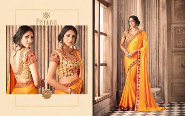 THE FASHION HUB PEHNAVA CATALOG PARTY WEAR SAREES COLLECTION WHOLESALE DEALER BEST RAET BY GOSIYA EXPORTS SURAT (17)