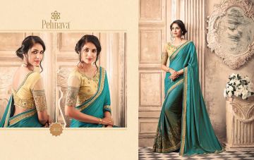 THE FASHION HUB PEHNAVA CATALOG PARTY WEAR SAREES COLLECTION WHOLESALE DEALER BEST RAET BY GOSIYA EXPORTS SURAT (2)