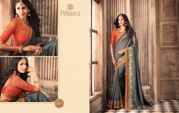 THE FASHION HUB PEHNAVA CATALOG PARTY WEAR SAREES COLLECTION WHOLESALE DEALER BEST RAET BY GOSIYA EXPORTS SURAT (3)