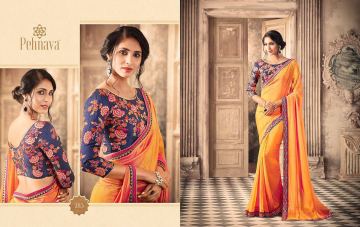 THE FASHION HUB PEHNAVA CATALOG PARTY WEAR SAREES COLLECTION WHOLESALE DEALER BEST RAET BY GOSIYA EXPORTS SURAT (7)