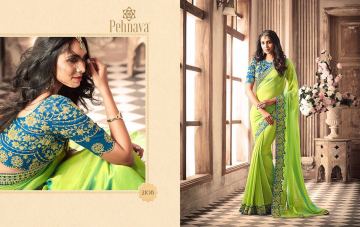 THE FASHION HUB PEHNAVA CATALOG PARTY WEAR SAREES COLLECTION WHOLESALE DEALER BEST RAET BY GOSIYA EXPORTS SURAT (9)
