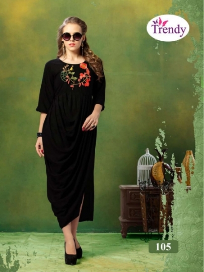 TRENDY UNIQUE LOOKK HEAVY RAYON FABRIC WITH EMBROIDERY WORK (5)