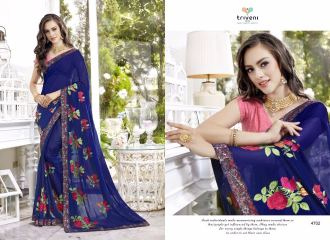 TRIVENI BY TRISHLA PARTY WEAR DESIGNER EMBROIDERED SAREES COLLECTION WHOLESALE BEST RATE BY GOSIYA EXPORTS SURAT (2)