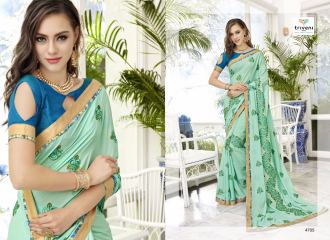TRIVENI BY TRISHLA PARTY WEAR DESIGNER EMBROIDERED SAREES COLLECTION WHOLESALE BEST RATE BY GOSIYA EXPORTS SURAT (5)