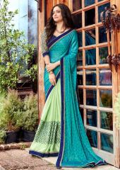 TRIVENI JHUMRI 9 GEORGETTE EMBROIDERED FANCY PARTY WEAR SAREES WHOLESALE SUPPLIER BEST RATE BY GOSIYA EXPORTS SURAT (7)