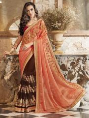 TRIVENI KALPANA 12 CATALOG FANCY EMBROIDERED PARTY WEAR SAREES WHOLESALE SELLER BEST RATE BY GOSIYA EXPORTS SURAT (2)