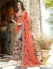 TRIVENI KALPANA 12 CATALOG FANCY EMBROIDERED PARTY WEAR SAREES WHOLESALE SELLER BEST RATE BY GOSIYA EXPORTS SURAT (7)