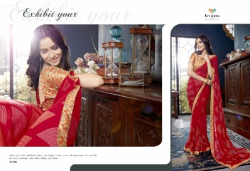 TRIVENI RANJHANA VOL 2 GEORGETTE PRINTS CASUAL WEAR SAREES COLLECTION WHOLESALE BEST RATE BY GOSIYA EXPORTS SURAT (2)