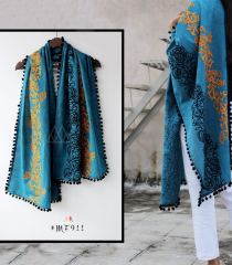 UNISEX RICH EMBROIDERY DUPATTA WITH DAZZLING LESS WHOLESALE BEST RATE BY GOSIYA EXPORTS SURAT (11)