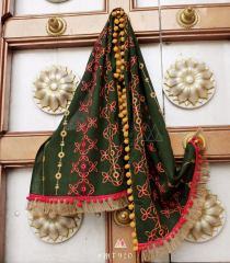 UNISEX RICH EMBROIDERY DUPATTA WITH DAZZLING LESS WHOLESALE BEST RATE BY GOSIYA EXPORTS SURAT (6)