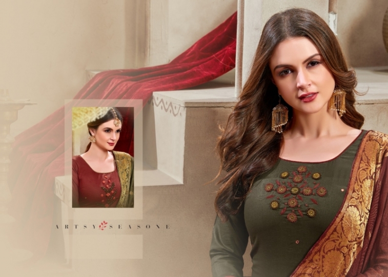 UTSAV PIYANSI VOL 2 KHATLI WORK SALWAR SUITS WHOLESALER DEALER BEST RATE BY GOSIYA EXPORTS SURAT (2)