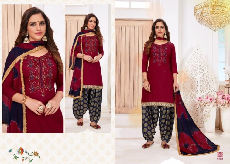 UTSAV SUITS PRESENTS MAHEK VOL 12 GLAZE COTTON FABRIC DRESS MATERIAL BEST RATE BY GOISYA EXPORTS SURAT (2)