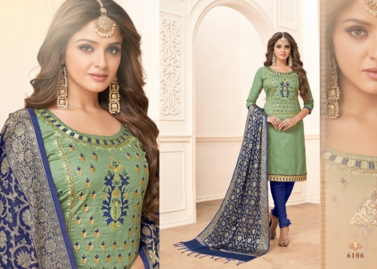 UTSAV SUITS TAZIN VOL 6  (4)