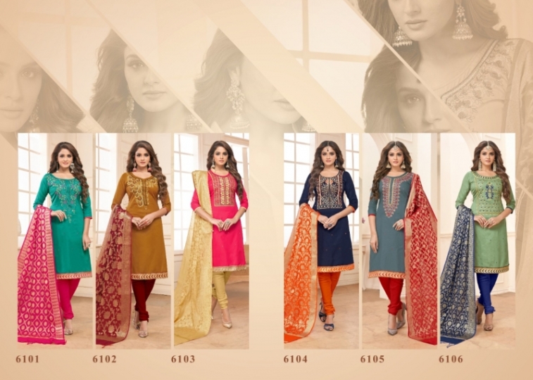 UTSAV SUITS TAZIN VOL 6  (5)