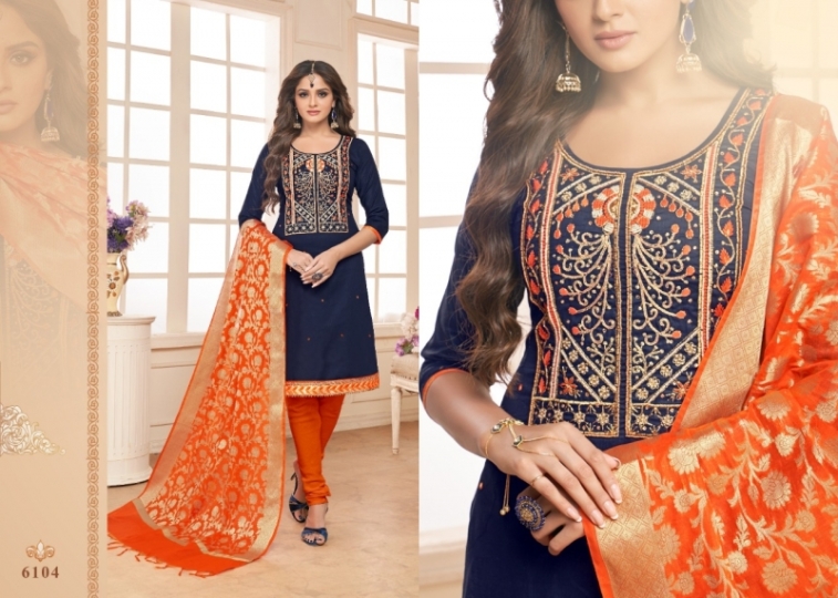 UTSAV SUITS TAZIN VOL 6  (7)