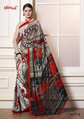 VAISHALI INSPIRED GEORGETTE PRINTS SAREES COLLECTION WHOLESALE BEST RATE BY GOSIYA EXPORTS SURAT (19)