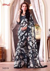 VAISHALI INSPIRED GEORGETTE PRINTS SAREES COLLECTION WHOLESALE BEST RATE BY GOSIYA EXPORTS SURAT (22)