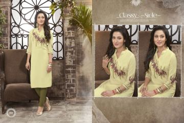 VALENCIA TEX ZOYA CATALOGUE GEORGETTE PARTY WEAR EMBROIDERED KURTI (3)