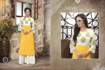 VALENCIA TEX ZOYA CATALOGUE GEORGETTE PARTY WEAR EMBROIDERED KURTI (7)