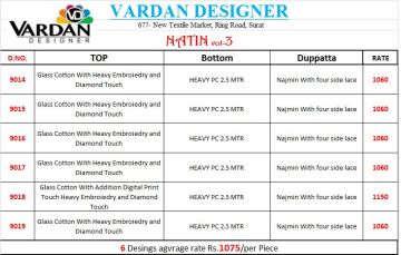 Vardan Designer natin vol 3 salwar kameez collection WHOLESLAE BEST RATE BY GOSIYA EXPORTS (2)