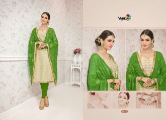 VARDAN DESIGNER SABAANA VOL 1 CHANDERI EMBROIDERED SALWAR KAMEEZ WHOLESALE (7)