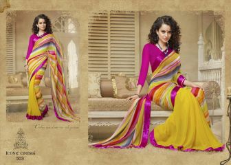 VARSIDDHI ALL TIME HITS 2 PURE GEORGETTE WITH CHIFFON BUTTI WHOLESALE BEST RATE (10)