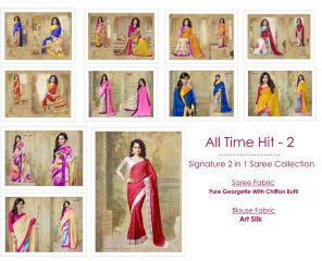 VARSIDDHI ALL TIME HITS 2 PURE GEORGETTE WITH CHIFFON BUTTI WHOLESALE BEST RATE (11)