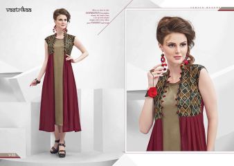 VASTRIKKA BY PLUSH GEORGETTE CASUAL WEAR KURTI COLLECTION WHOLESALE BEST RATE BY GOSIYA EXPORTS SURAT (1)