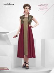 VASTRIKKA BY PLUSH GEORGETTE CASUAL WEAR KURTI COLLECTION WHOLESALE BEST RATE BY GOSIYA EXPORTS SURAT