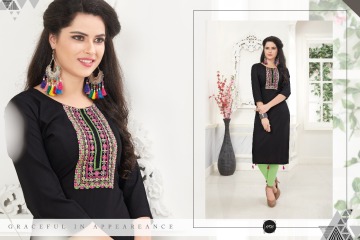 VEERA TEX NOOR CATALOG RAYON EMBROIDERED KURTIS WHOLESALE SUPPLIER BEST RATE BY GOSIYA EXPORTS SURAT (5)