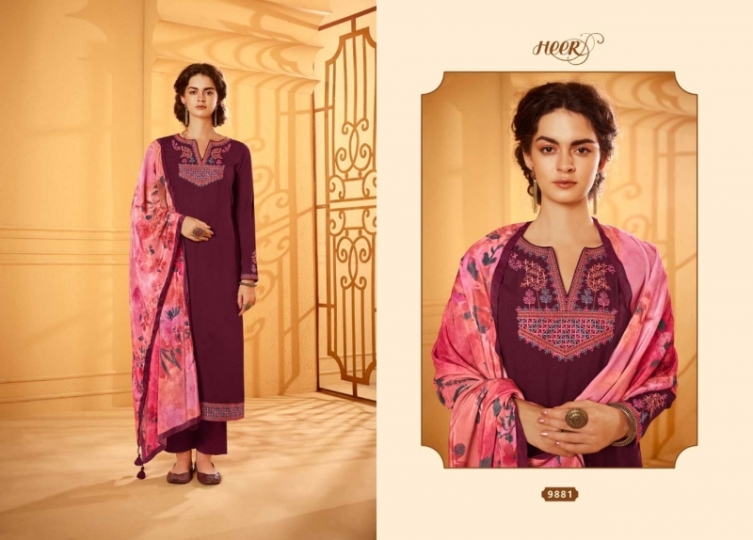 VELVET HEER-59 KIMORA FASHION 9881-9888 SERIES DESIGNER DRESS MATERIAL COLLECTION WHOLESALE DEALER BEST RATE BY GOSIYA E (11)