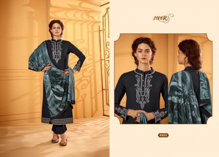 VELVET HEER-59 KIMORA FASHION 9881-9888 SERIES DESIGNER DRESS MATERIAL COLLECTION WHOLESALE DEALER BEST RATE BY GOSIYA E (21)