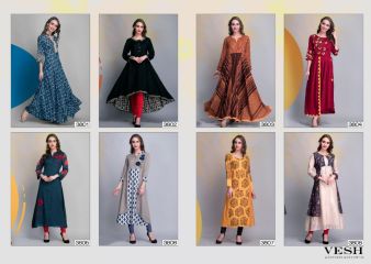 VESH BLAZE VOL 38 COTTON RAYON PARTY WEAR KURTIS COLLECTION WHOLESALE SUPPLIER BEST RATE BY GOSIYA EXPORTS SURAT (9)