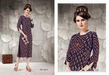 VICTORRIAN CLOTHING RELOAD VOL 5 RAYON & COTTON PARTY WEAR KURTI ONLINE SUPPLIER (2)