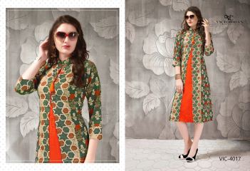 VICTORRIAN CLOTHING RELOAD VOL 5 RAYON & COTTON PARTY WEAR KURTI ONLINE SUPPLIER (7)