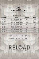 VICTORRIAN CLOTHING RELOAD VOL 5 RAYON & COTTON PARTY WEAR KURTI ONLINE SUPPLIER (9)