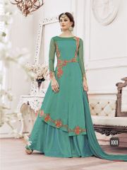 VIKSIT FAB SIMRAN 3 BANGLORI SILK EMBROIDERED PARTY WEAR SALWAR SUITS (10)