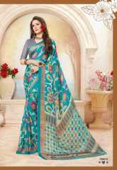 VINAMRA TRIVENI SILK VOL 1 FANCY PRINTED SAREES CATALOG WHOLESALE BEST RATE BY GOSIYA EXPORTS FROM SURAT (12)
