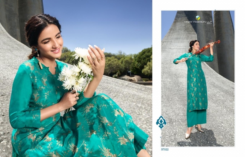 VINAY LIGHTNING VOL 2 BY TUMBAA 37321-37328 SERIES DOLA JACQUARD DESIGNET TOP WITH PALAZZO WHOLESALE DEALER BEST RATE B