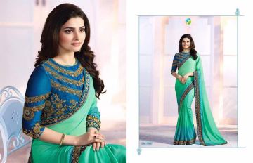 Vinay starwalk blossom party wear saree collection BY GOSIYA EXPORTS (4)