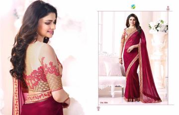 Vinay starwalk blossom party wear saree collection BY GOSIYA EXPORTS (5)
