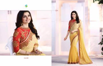 Vinay starwalk blossom party wear saree collection BY GOSIYA EXPORTS (6)