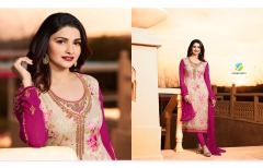VINAY VICTORIA 2 BRASSO 7351-7359 SERIES GEORGETTE SUIT WHOLESALE RATE AT GOSIYA EXPORTS SURAT DEALER AND SUPPLAYER (10)