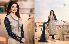 VINAY VICTORIA 2 BRASSO 7351-7359 SERIES GEORGETTE SUIT WHOLESALE RATE AT GOSIYA EXPORTS SURAT DEALER AND SUPPLAYER (3)