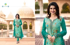 VINAY VICTORIA 2 BRASSO 7351-7359 SERIES GEORGETTE SUIT WHOLESALE RATE AT GOSIYA EXPORTS SURAT DEALER AND SUPPLAYER (4)