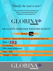 VINI GLORINA EXCLUSIVE DESGINER KURTI WHOLESALE PRICE AT GOSIYA EXPORTS (6)