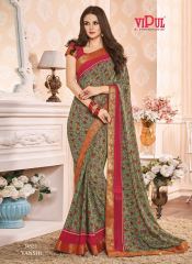 VIPUL FASHION CLASSIC COLLECTION CATALOG GEORGETTE PRINTS SAREES WHOLESALE SUPPLIER BEST RATE BY GOSIYA EXPORTS SURAT (18)