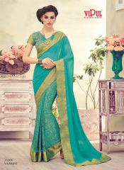 VIPUL FASHION CLASSIC COLLECTION CATALOG GEORGETTE PRINTS SAREES WHOLESALE SUPPLIER BEST RATE BY GOSIYA EXPORTS SURAT (23)